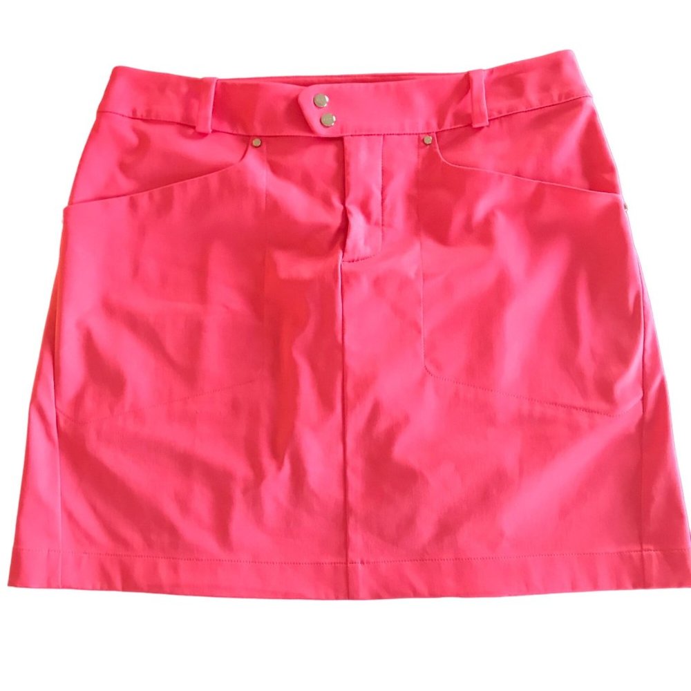 RLX Ralph Lauren Golf Tennis Skort Pink SZ 4 Coral Color